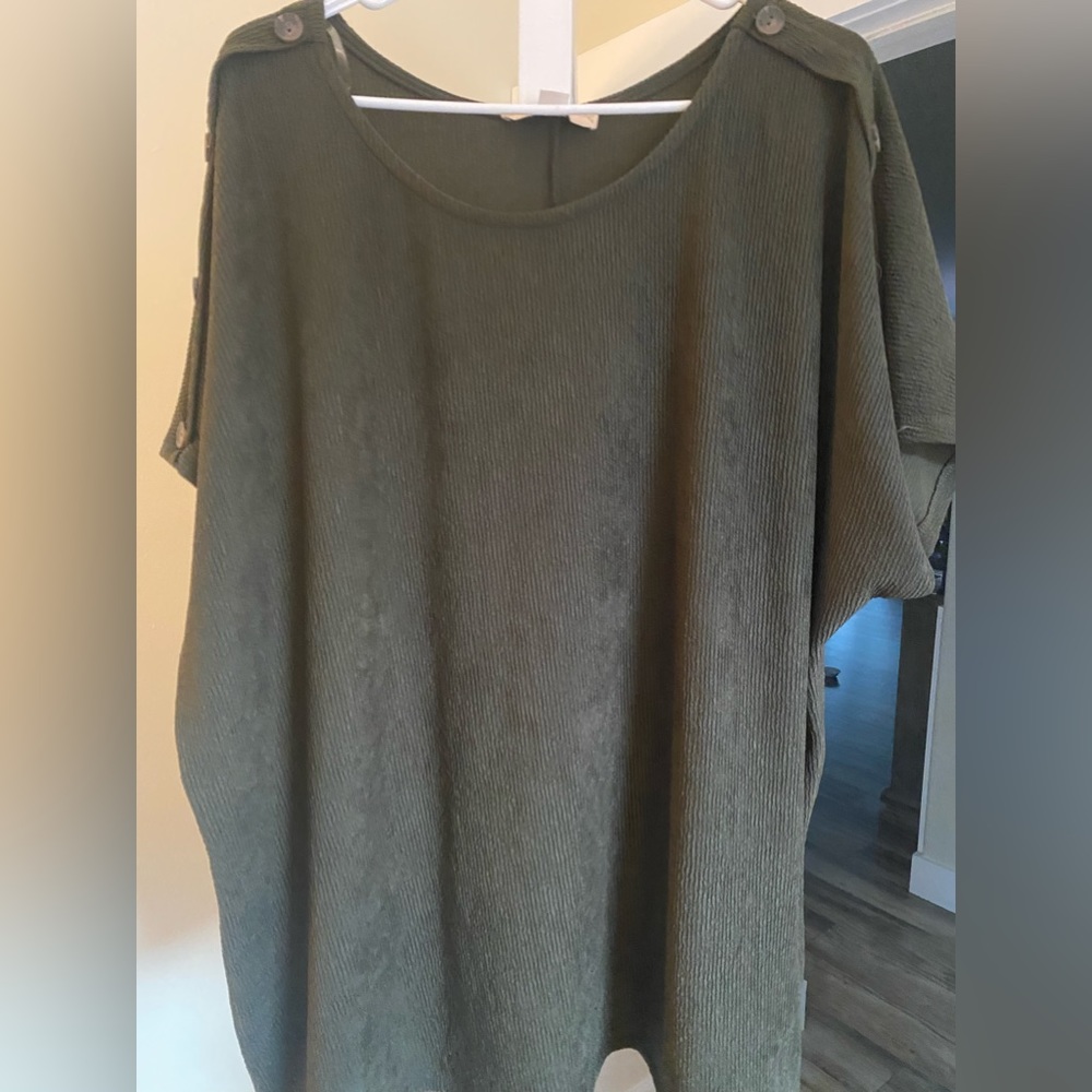 Misia crinkle top Size 3X